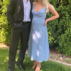 Blue beautiful dress